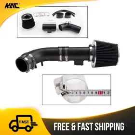 26tuil456 Kac Cold Air Intake Kit For 2004-2007 Honda Accord L4 2.4l Black Filter 3 Inch No Heat