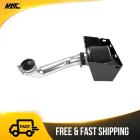 26y4u65k256 Kac For 11-18 Ram 1500 5.7l Cold Air Intake Kit Black Filter 3.5 Inch With Heat Shield