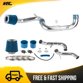 2gdh6j562 Kac Cold Air Intake Kit Blue Filter 3.00 In For 2006-2011 Honda Civic L4 1.8l