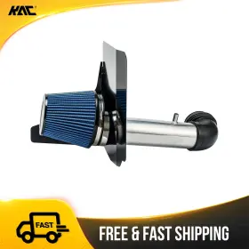 5h6ty4j56 Kac Cold Air Intake Kit 3 Inch Blue With Heat For 2012-2015 Chevrolet Camaro V6 3.6l