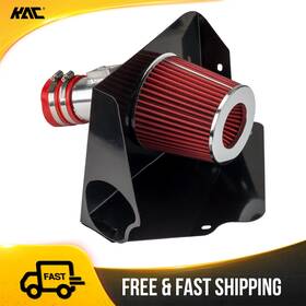 Kac 624ui5k6265 Cold Air Intake Kit 3 Inch With Heat Shield Red Filter For Nissan Altima 3.5l 07-12