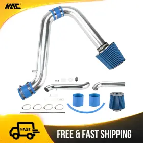6dh48t61 Kac Cold Air Intake Kit 2.75in Blue Filter For 1998-2002 Honda Accord 2.3l