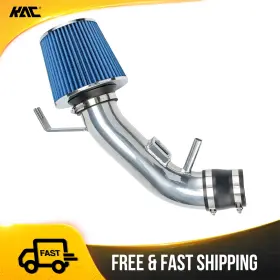 6dsfh4s6t5 Kac Cold Air Intake Kit 3 Inch Silver Blue Filter For 2007-2012 Nissan Altima L4 2.5l