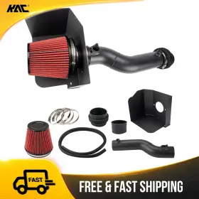 6ye4uk56 Kac Cold Air Intake Kit Red Filter 3.25 Inch With Heat For 16-23 Toyota Tacoma V6 3.5l