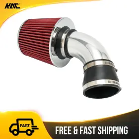 89sf4jh95 Kac Cold Air Intake Kit Red Filter 3 Inch Pipe For 2001-2005 Bmw 325i 325ci 330ci