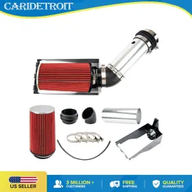 1c3z9600aa Kac 99 00 01 02 03 Cold Shield Air Intake Kit Red Filter For Ford Excursion F250/f350 99-03 7.3l