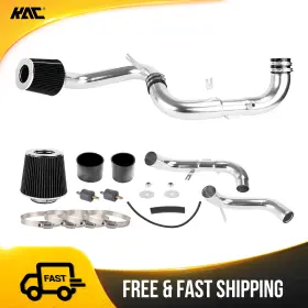 D2f5g6h5462 Kac Cold Air Intake Kit Black Filter 3in For 2006-2011 Honda Civic 1.8l Engine