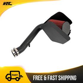 Kac Mu5y6i786562 Cold Air Intake Kit Red Filter 2.75 Inch With Heat Shield For 2018-19 Jeep Wrangler