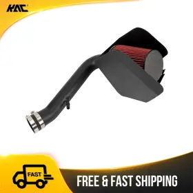 Mu5y6i786562 Kac Cold Air Intake Kit Red Filter 2.75 Inch With Heat Shield For 2018-19 Jeep Wrangler