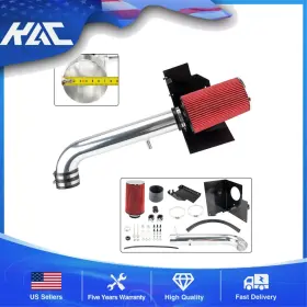 Srft65078015 Kac Red Cold Air Intake Kit Filter For 2012-2017 Jeep Wrangler 2018 Jk