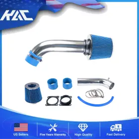 Tj0584196 Kac 3 Inch Blue Cold Air Intake Kit Filter For Nissan 350z Infiniti G35 2003-2006 3.5l