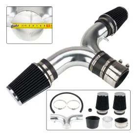 Drss-5120 Kac Yhx482635 1pc Cold Air Intake Kit Filter For 2003-2008 Dodge Ram 1500 Black