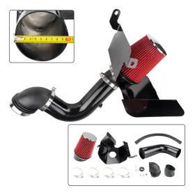 Hi-dg-11rd Kax Us Red For 03-07 Dodge Ram 2500 3500 5.9 Diesel Heat Shield Cold Air Intake Kit