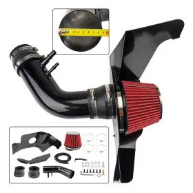 Drss-5160 Kax Yhx213626 Cold Air Intake Kit Filter For 2015-2016 Ford Mustang Heat Shield