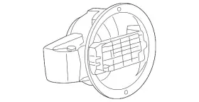 81595-d9500 Kia Genuine Fuel Filler Housing