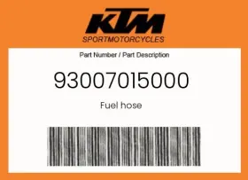 93007015000 Ktm Genuine Fuel Hose -