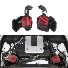 Kd4256bk Kyostar Cold Air Intake System For Nissan 370z Infiniti G37 V6 3.7l Aluminum Pipe
