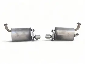 17440-31021 Lexus Es350 10-12 Left/right Exhaust Muffler Set B011 Oem 2010 2011 2012