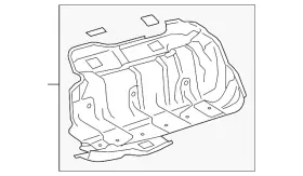 77606-0e040 Lexus Genuine Tank Shield
