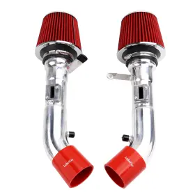 Lk-cai-001r Lokocar Cold Air Intake System For Nissan 370z With 3.7l V6 Engine Infiniti G37 Red