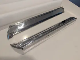M-65b Maryland Mustang 1965-1968 Ford Convertible Top Windshield Stainless Pillar Molding Trim