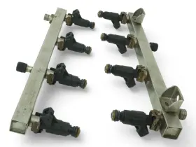 0280151088 Maserati 2004 - 2008 Quattroporte M139 4.2l Fuel Rail Injection Injectors Lh Rh