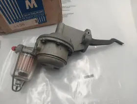 4438 Master Parts Division Single Action Fuel Pump With External Glass Filter Bowl For Ih V8 Engine