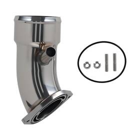 Maxpeedingrods 59rd2x Black 3.5 Inch Turbo Intake Horn Elbow Kit For 2017-2019 Gm 6.6 6.6l L5p Duramax