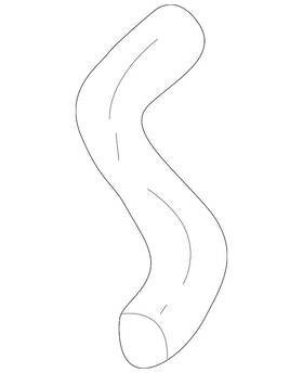 Mazda 1f60-13-895 Genuine Pcv Valve Hose