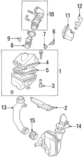 B595-13-195a Mazda Genuine Resonator