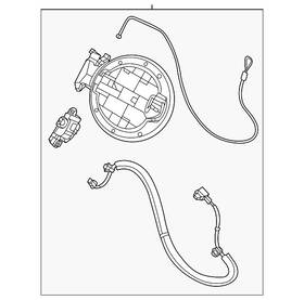 Mazda Dgh9-42-420g Genuine Fuel Filler Housing