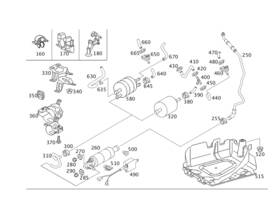 Mercedes-benz 124-478-05-82 Genuine Mercedes-benz Rubber Ring