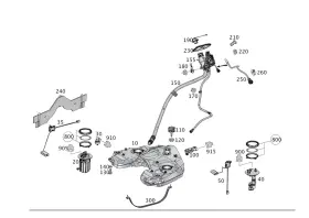 164-470-03-40 Mercedes-benz Genuine Tensioning Strap