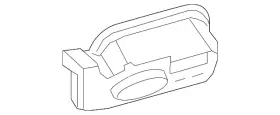 166-630-32-03 Mercedes-benz Genuine Tank Filler Recess