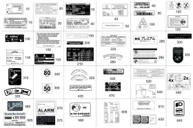 167-584-06-00 Mercedes-benz Genuine Information Label