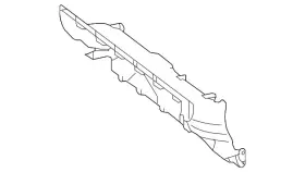 172-640-00-57 Mercedes-benz Genuine Tank Shield