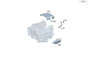 176-226-06-00 Mercedes-benz Genuine Noise Insulation