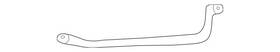 Mercedes-benz 202-470-11-40 Genuine Mercedes-benz Fuel Tank Strap