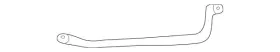 202-470-11-40 Mercedes-benz Genuine Fuel Tank Strap