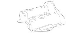 213-470-10-00 Mercedes-benz Genuine Screening Plate