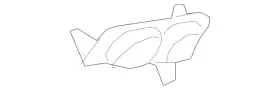 222-633-11-11 Mercedes-benz Genuine Floor Plate