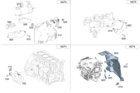 274-226-16-00 Mercedes-benz Genuine Noise Insulation