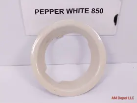 16117417843 Mini 2014 Cooper S F56 Fuel Filler Door Trim Cover Ring Pepper White