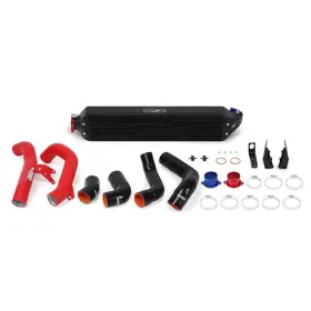 Mishimoto Automotive 811580034046 2016 Honda Civic 1.5t / 2017 Si Black Intercooler Kit With