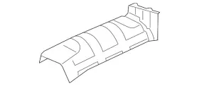 1706a015 Mitsubishi Genuine Fuel Tank Shield