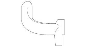 Mitsubishi Mr386119 Genuine Air Cleaner Body Clamp