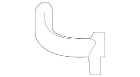 Mr386119 Mitsubishi Genuine Air Cleaner Body Clamp