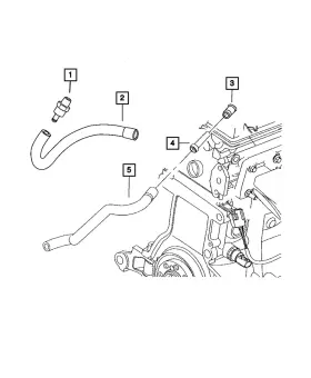 04777240ad Mopar Genuine Pcv Valve 4777240ad