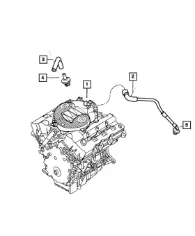 04792962aa Mopar Genuine Pcv Valve 4792962aa