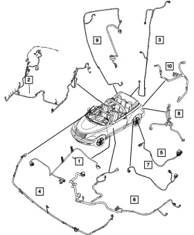 04794530aa Mopar Genuine Fuel Tank Wiring 4794530aa